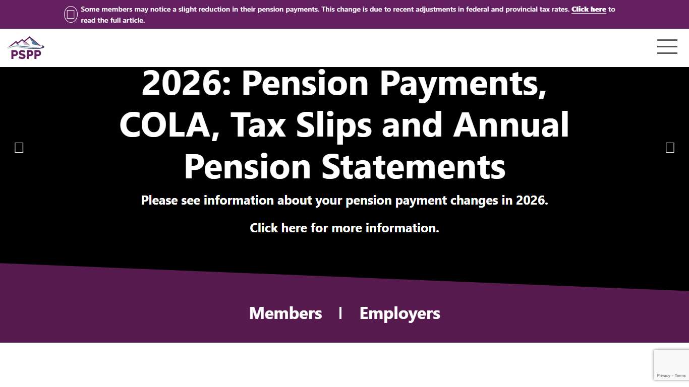 Home - Public Service Pension Plan